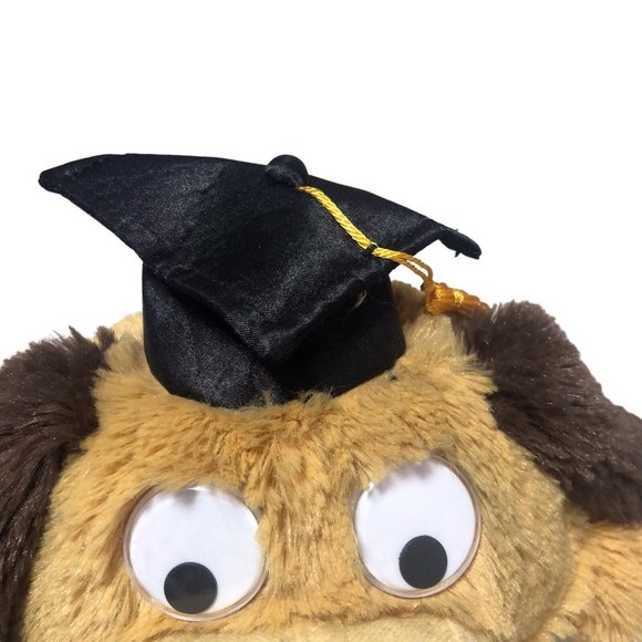 KCare Graduation Plush Stuffed Dog Animated Spins Sings We're Gonna Celebrate - Picture 6 of 8